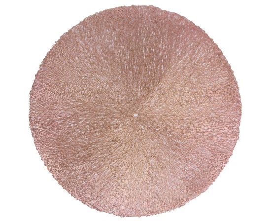 Placemat ELONA D38cm, rose gold