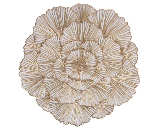 Placemat ROSE D38cm, golden