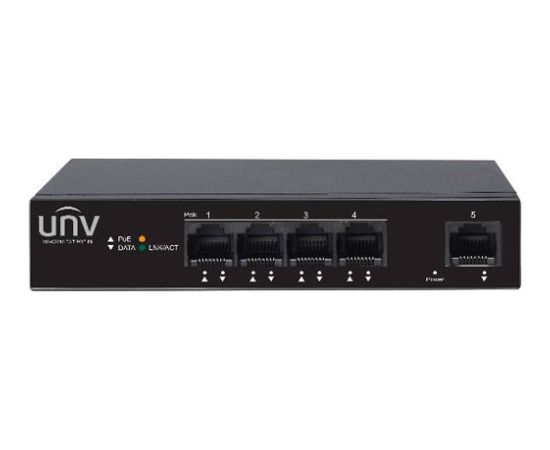 Uniview NSW2010-5GT-POE-IN ~ Gigabit PoE Komutators 4GE(PoE)+1GE(Uplink)(PoE 60W)