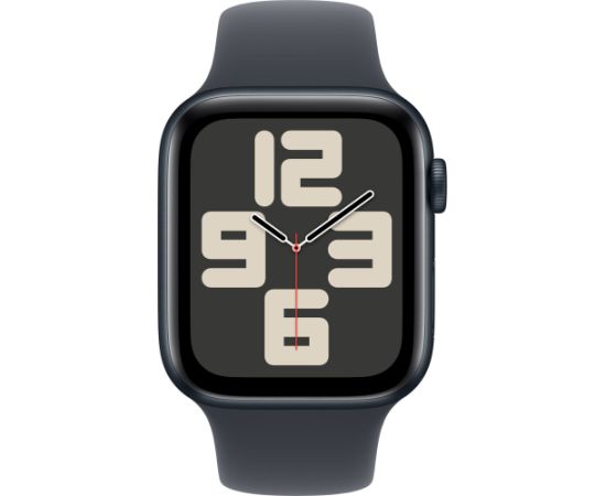 Apple Watch SE 2 GPS 44mm Sport Band M/L, midnight (MXEK3ET/A)