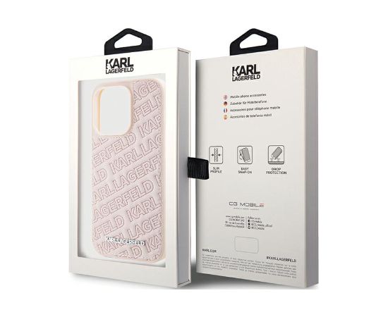 Karl Lagerfeld KLHCP15MPQKPMP Чехол для Apple iPhone 15 Plus / 14 Plus