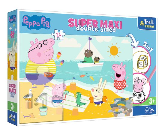 TREFL PEPPA PIG Super Maxi puzle, 24 gab.