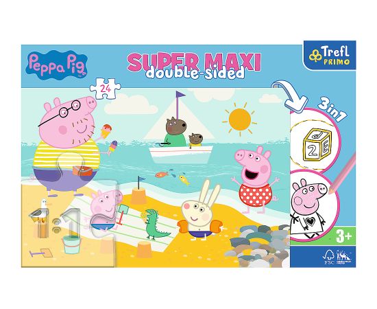 TREFL PEPPA PIG Super Maxi puzle, 24 gab.
