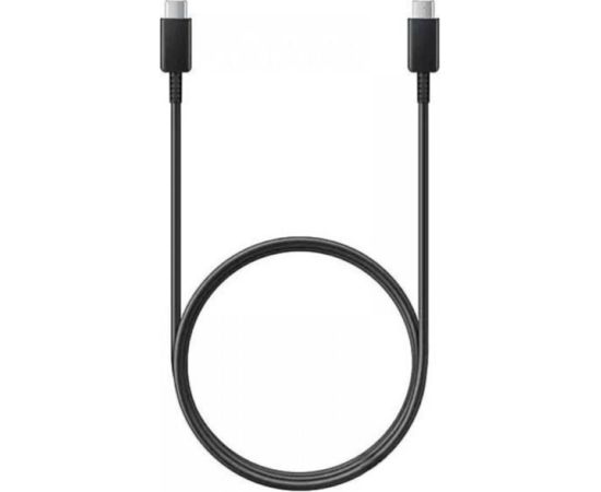 Samsung EP-DN975BBE USB-C uz USB-C Super Ātrās 5A uzlādes un datu kabelis melns 1m (OEM)