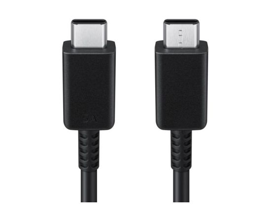 Samsung EP-DN975BBE USB-C uz USB-C Super Ātrās 5A uzlādes un datu kabelis melns 1m (OEM)