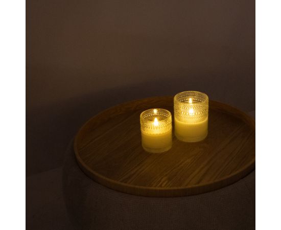 LED-candle WINGS TOP H12,5cm ar taimeri