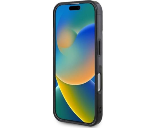 BMW Motorsport IML Vertical Stripe Защитный Чехол для Apple iPhone 16 Plus