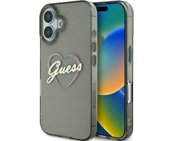 Guess IML Heart Защитный Чехол для Apple iPhone 16 Plus