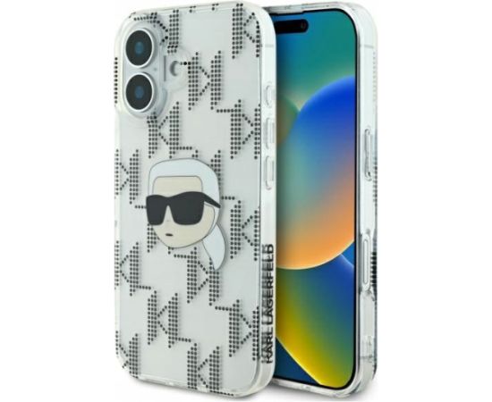 Karl Lagerfeld IML Karl Head Electroplated Защитный Чехол для Apple iPhone 16