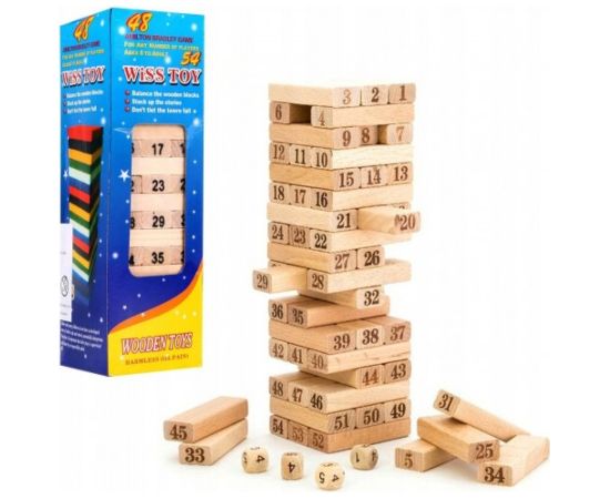 Trifox Игра настольная деревянная Jenga  24x8x8 cm A158290