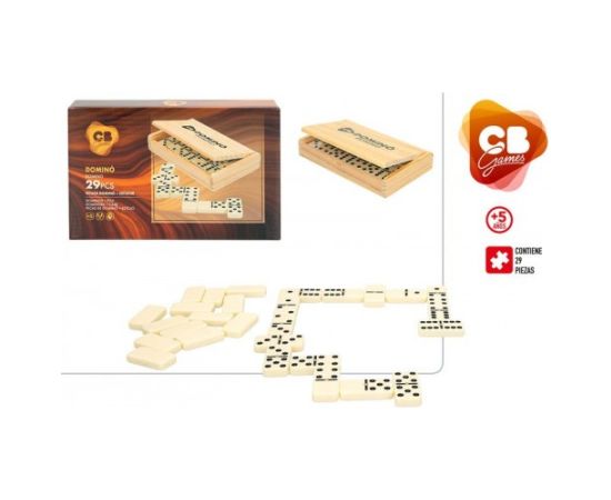 Galda spēle Domino klasiskais koka kārbā CB47596