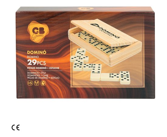 Galda spēle Domino klasiskais koka kārbā CB47596