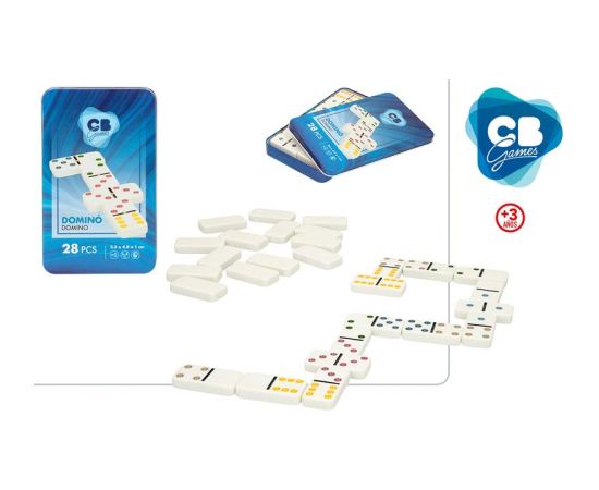 Galda spēle Domino klasiskais metāla kārbā CB47589