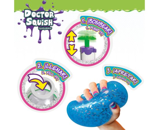 Набор для создания Слайм шариков-антистресс Doctor Squish 8+ CB48086