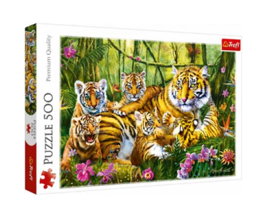 Пазл TREFL Семья тигров 500 шт. 10+ T37350