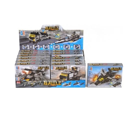 Adar Konstruktors Battle Military 86-102 elementi dažādi 6+ 472884
