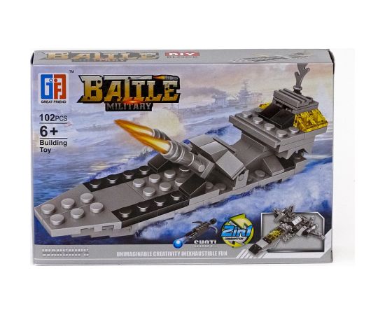Adar Konstruktors Battle Military 86-102 elementi dažādi 6+ 472884
