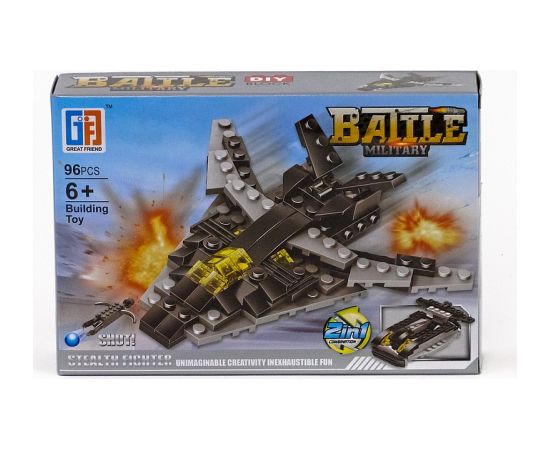 Adar Konstruktors Battle Military 86-102 elementi dažādi 6+ 472884