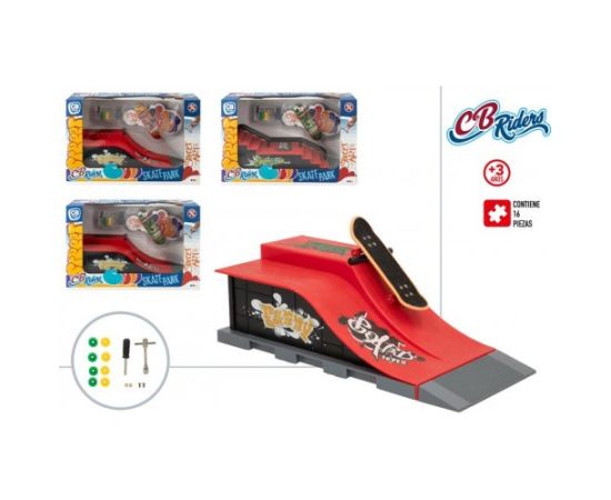 Настольная игра "Комплект скейтбордов для пальцев с трассой" Skate Park Riders CB49707