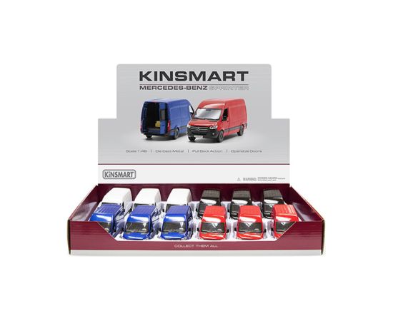 Kinsmart Металлическая авто моделька Mercedes-Benz Sprinter 1:48 KT5426