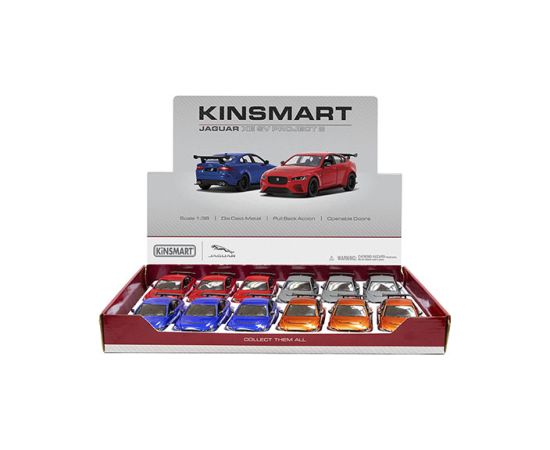 Kinsmart Metāla auto modelis Jaguar XE SV Project 8 1:38 KT5416