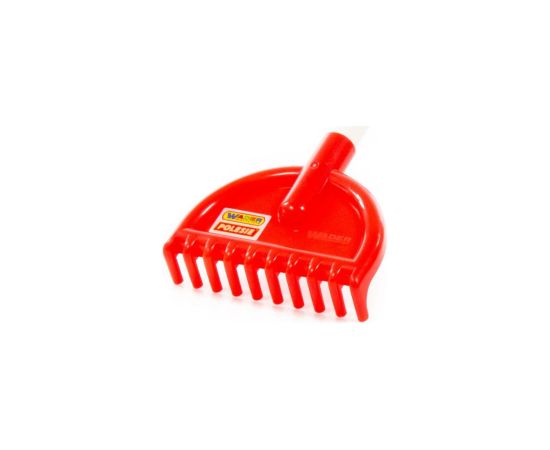 Polesie Grābeklis plastmasas ar koka kātu dažādas 38 cm PL41050