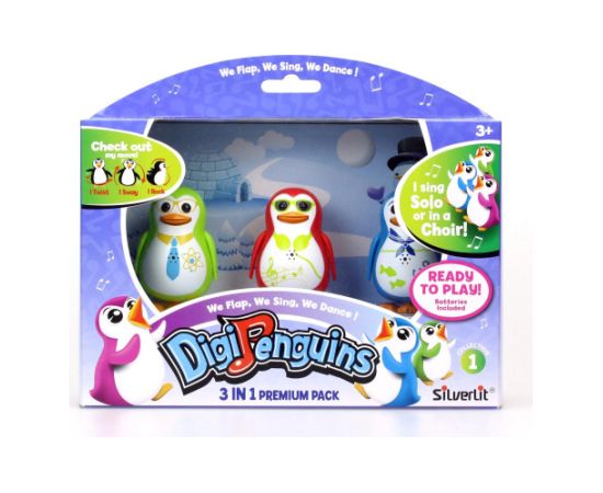 Playgo Muzikālais komplekts Silverlit Digitālais Pingvīns (3 Gabali) FB883852