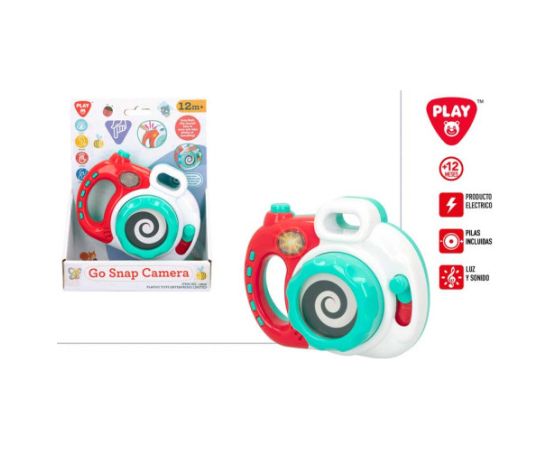 Playgo Muzikāla rotaļlieta ar gaismu un skaņu Fotoaparāts no 12 men. CB47263
