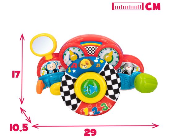 Win Fun Stūre muzikāla ar skaņu un gaismu Spāņu val. 3 m+ CB46879