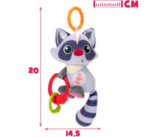 Win Fun Iekarināmais mīkstais  grabulis Jenots rotaļlieta ar skaņu 22 cm  3 m + CB46707