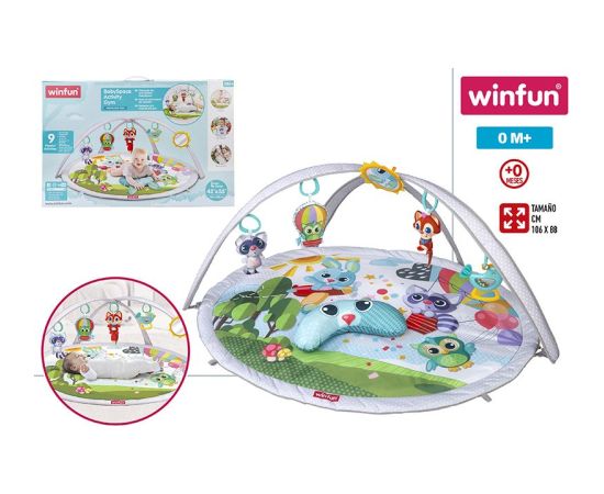 Win Fun Aktivitātes paklājiņš zīdaiņiem no 0 līdz 6 mēnešiem 106x88 cm CB46698