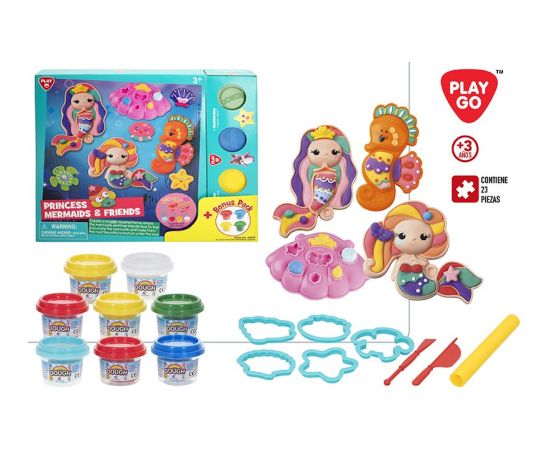 Playgo Пластилин набор Русалки и друзья 3+ CB46635