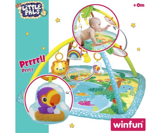 Win Fun Коврик для занятий для малышей от 0 мес. с игрушками 95 cm CB46506