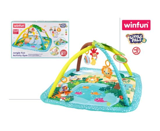 Win Fun Коврик для занятий для малышей от 0 мес. с игрушками 95 cm CB46506