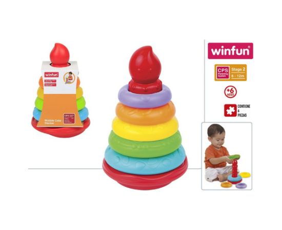 Win Fun Пирамида развивающая c 6 мес CB44723