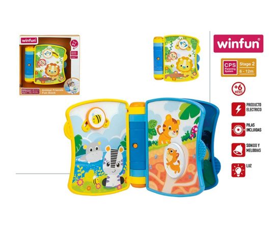 Win Fun Развивающий набор мягких кубиков 10 cm с 6 мес. CB44713