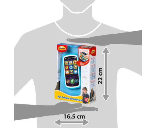 Win Fun Muzikālais telefons ar skaņām 14 cm no 6 men. CB44523