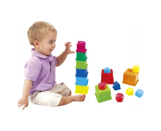 Playgo Piramīda attīstoša Animal Stacking Blocks 12m+ CB44286