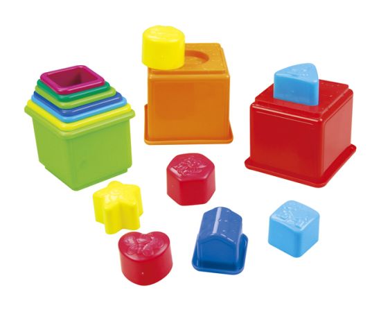 Playgo Piramīda attīstoša Animal Stacking Blocks 12m+ CB44286