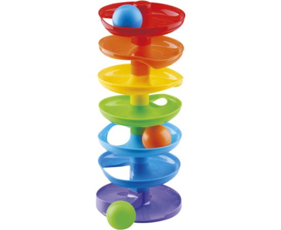 Playgo Labirints ar bumbiņām Whirly Rainbow 12m+ CB44270