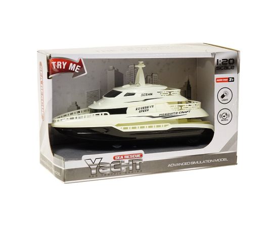 Adar Моторная лодка Ocean на батарейках, ездит, свет, музыка 20 см 566262