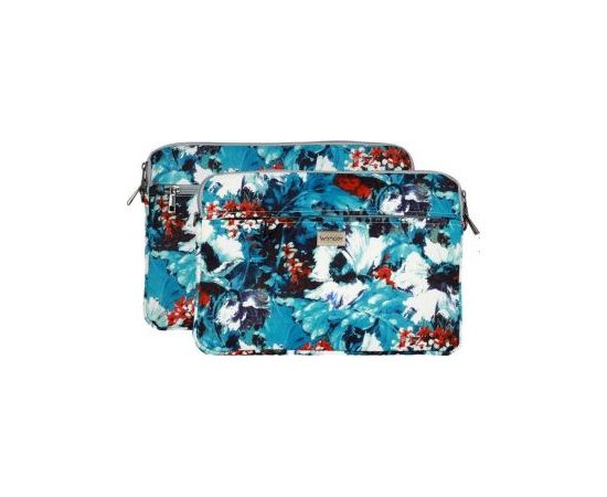 iLike Universal  WONDER SLEEVE LAPTOP 13-14 INCHES WHITE POPPIES Somas portatīvajiem datoriem