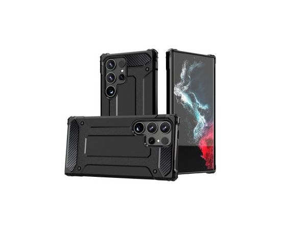 Hurtel -  Hybrid Armor case for Samsung Galaxy S24 Ultra armored - black