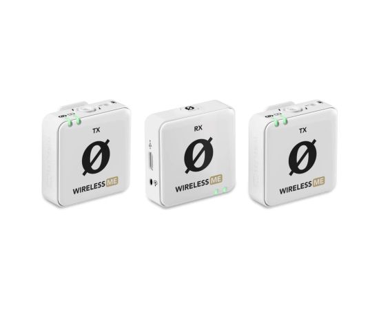 Rode RØDE Wireless ME Dual White - compact wireless microphone system with two transmitters for two-channel recording