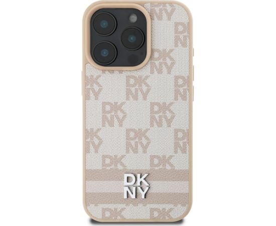 DKNY Checkered Pattern & Printed Stripes Aizsargapvalks Priekš Apple iPhone 16 Pro