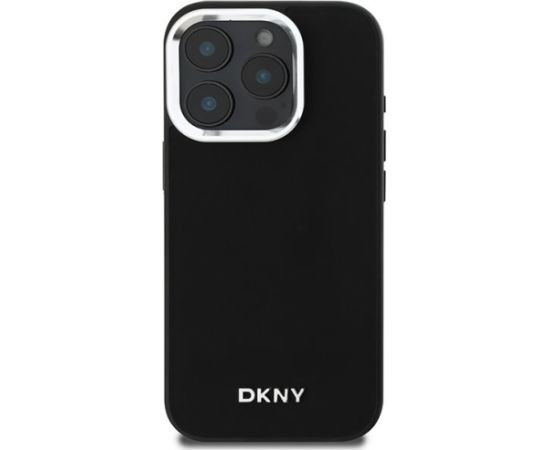 DKNY Plain Silver Logo MagSafe Aizsargapvalks Priekš Apple iPhone 16 Pro Max