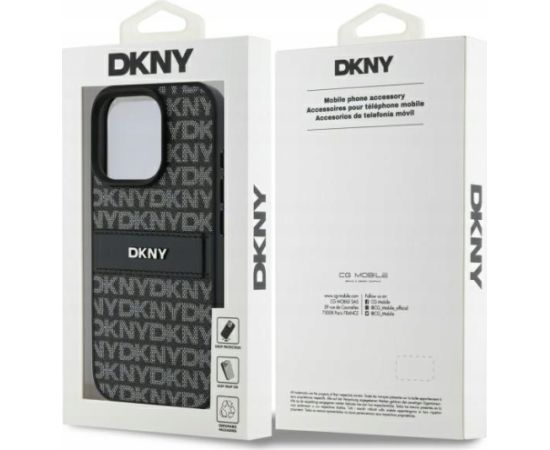 DKNY Texture Pattern Tonal Stripe Защитный Чехол для Apple iPhone 16 Pro