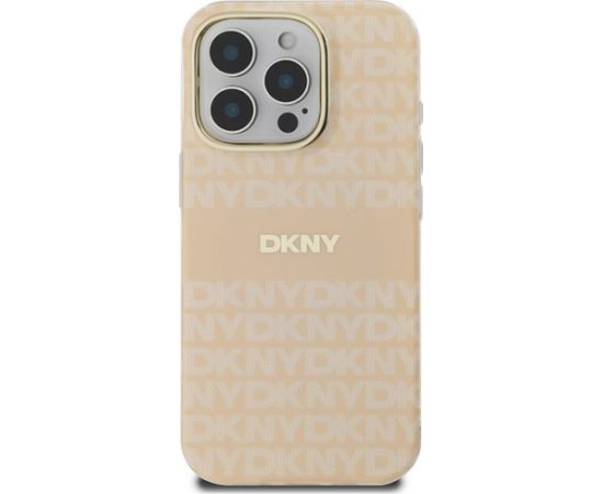 DKNY Repeat Texture Pattern With Stripe Aizsargapvalks Priekš Apple iPhone 16 Pro