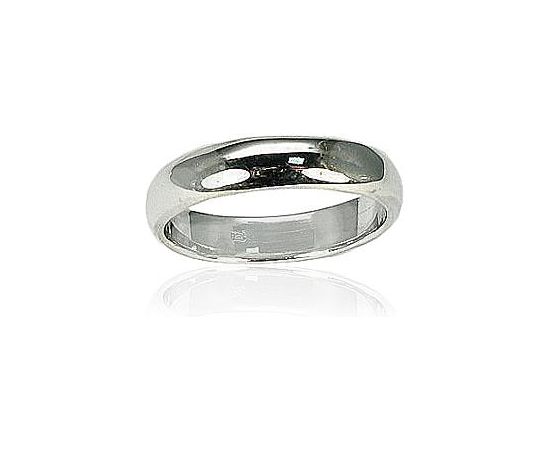 Серебряное обручальное кольцо #2100053, Серебро 925°, Размер: 17, 3.4 гр.
