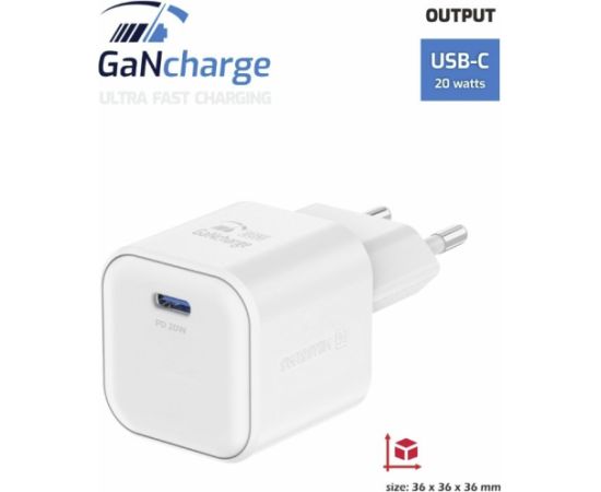 Swissten 3арядное устройство GaN USB-C 20W PD